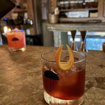 Melrose Umbrella - Nonalcoholic Negroni - Cocktail Bars Near Me - Los Angeles, California Melrose Umbrella - Nonalcoholic Negroni - Cocktail Bars Near Me - Los Angeles, California