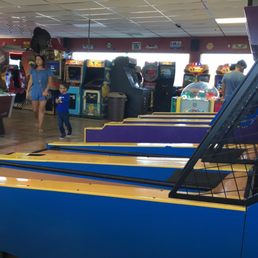 The arcade games