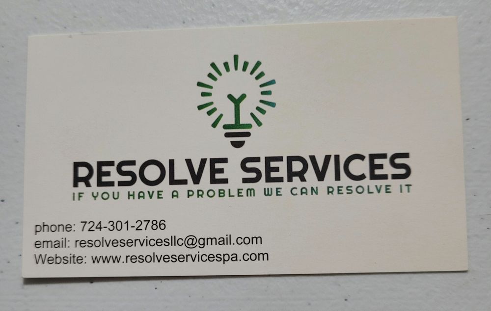 Slide of Resolve Services