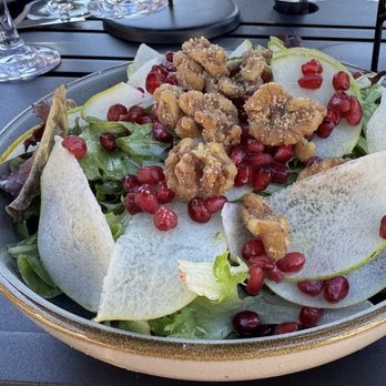 Monserate Winery - Salad from their restaurant Monty's - Wineries Near Me - Fallbrook, California Monserate Winery - Salad from their restaurant Monty's - Wineries Near Me - Fallbrook, California
