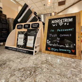 Nordstrom Ebar Artisan Coffee - a sign with a message on it - Coffee & Tea Near Me - Coral Gables, Florida Nordstrom Ebar Artisan Coffee - a sign with a message on it - Coffee & Tea Near Me - Coral Gables, Florida