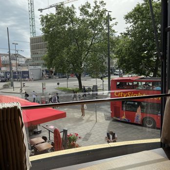 BLOCK HOUSE Elisenhof - View from my table. - Steakhouses Near Me - Munich, BY