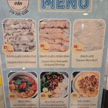 Van Bánh Cuốn - Other side of menu, it's limited - Vietnamese Near Me - Garland, Texas Van Bánh Cuốn - Other side of menu, it's limited - Vietnamese Near Me - Garland, Texas