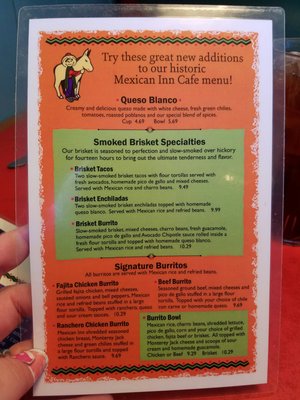 Menu photo 7 Mexican Inn Cafe Fort Worth, TX