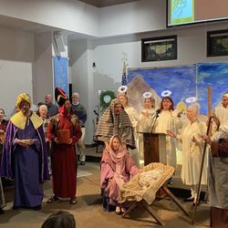 First Christian Church of Rockwall - Annual Living Nativity open to public; animals outside to pet