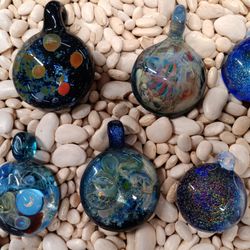 Organic Glass Art & Gifts - Blown Glass Pendants by Local Artists!