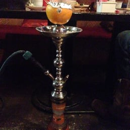 Organe bowl with peach and cream shish ^.^ was amazing