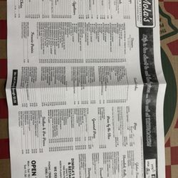 Di Mola's Pizza and Restaurant - Menu