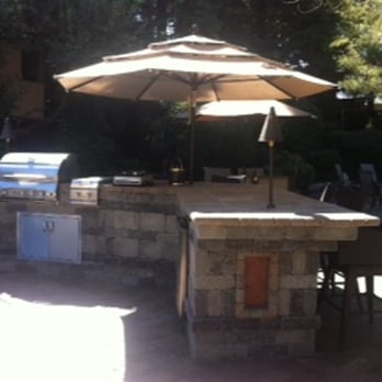 System Pavers - My husband loves his new outdoor kitchen that Peter Smith designed and Don Durham's crew built him! - Masonry/Concrete Near Me - Fremont, California System Pavers - My husband loves his new outdoor kitchen that Peter Smith designed and Don Durham's crew built him! - Masonry/Concrete Near Me - Fremont, California