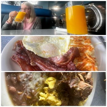 Blossom Trail Cafe - Chile Verde breakfast. Country style breakfast - Breakfast & Brunch Near Me - Sanger, California