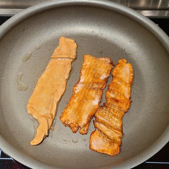 MyForest Foods - Very partially cooked slices ready to be flipped again. - Specialty Food Near Me - Green Island, New York MyForest Foods - Very partially cooked slices ready to be flipped again. - Specialty Food Near Me - Green Island, New York