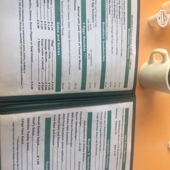 Laurel Fork Restaurant - a menu and a cup of coffee - Burgers Near Me - Hampton, Tennessee
