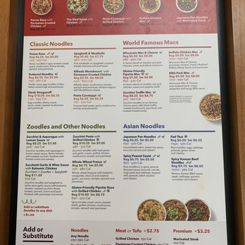 Noodles and Co - Menu - Noodles Near Me - Greenville, North Carolina Noodles and Co - Menu - Noodles Near Me - Greenville, North Carolina