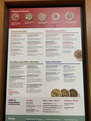 Menu photo 1 Noodles and Co Greenville, NC Menu photo 1 Noodles and Co Greenville, NC