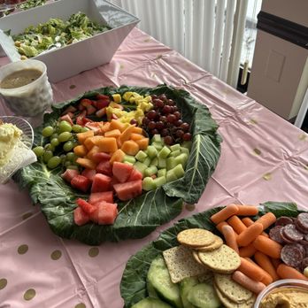 Bon Manger Catering and Events - Three different salads, fruit, veggies, crackers and hummus - Party & Event Planning Near Me - Chicago, Illinois Bon Manger Catering and Events - Three different salads, fruit, veggies, crackers and hummus - Party & Event Planning Near Me - Chicago, Illinois