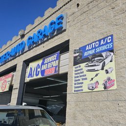 Front of Auto Garage.