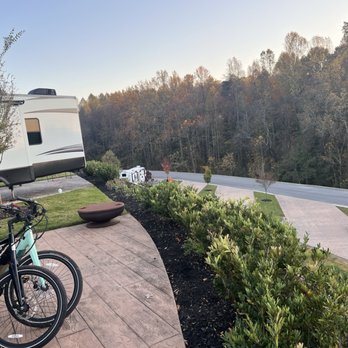 The Ridge Outdoor Resort - Site 20 back view - Resorts Near Me - Sevierville, Tennessee