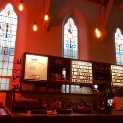Hubbox - The bar of the converted chapel