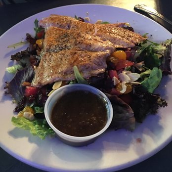 Tin Fish - Salmon salad with balsamic dressing - New American Near Me - Sunrise, Florida Tin Fish - Salmon salad with balsamic dressing - New American Near Me - Sunrise, Florida