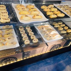 Little Patagonia Empanadas & Café - Display case of empanada options to show the types to the customer