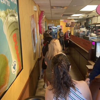 Dunkin' - Oh the spring break line, how I hate you! - Donuts Near Me - Clearwater, Florida