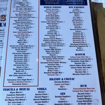 3rd Street Tavern - Alcohol List - Southern Near Me - Saint Peter, Minnesota