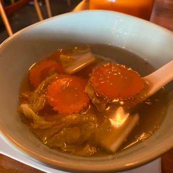 Soho Thai - Woon Sen Soup (has some clear noodles, but can't see in this picture) - Thai Near Me - New York, New York