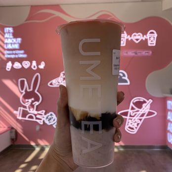 Ume Tea - Black Milk Tea with Pearl and Taro - Bubble Tea Near Me - Fremont, California Ume Tea - Black Milk Tea with Pearl and Taro - Bubble Tea Near Me - Fremont, California