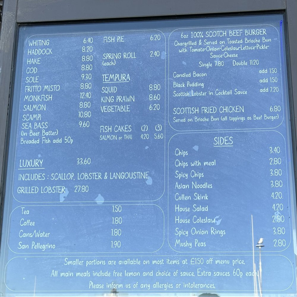 The Wee Hurrie - Menu - Fish & Chips Near Me - Troon, SAY The Wee Hurrie - Menu - Fish & Chips Near Me - Troon, SAY