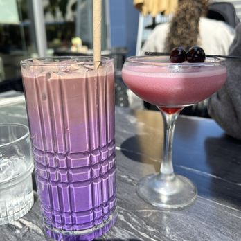 Sweet Maple - Ube Latte over ice with a shot of espresso, and a Morning Glory! - New American Near Me - Walnut Creek, California Sweet Maple - Ube Latte over ice with a shot of espresso, and a Morning Glory! - New American Near Me - Walnut Creek, California