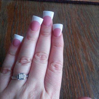 Forever Nails & Spa - Pink And White Full Set By Patty - Skin Care Near Me - Valencia, California