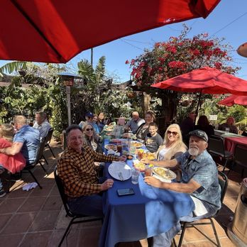 Moreno's - Family gathering on the patio (reserved the table) - Mexican Near Me - Orange, California
