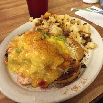 DeLuca's Diner - Seafood Benedict!! - Breakfast & Brunch Near Me - Pittsburgh, Pennsylvania