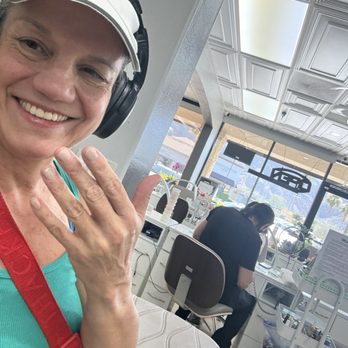 Ann's Nails & Spa - My natural nails with polish I brought. - Nail Salons Near Me - Palm Desert, California