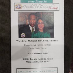 Worldwide Outreach For Christ Ministries - Friday night service