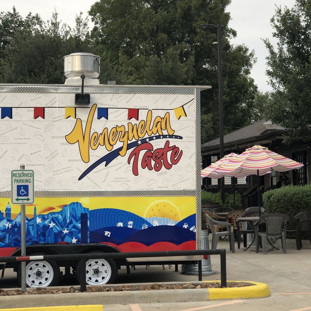 Venezulean Taste - a food truck parked in a parking lot - Food Trucks Near Me - Tomball, Texas Venezulean Taste - a food truck parked in a parking lot - Food Trucks Near Me - Tomball, Texas