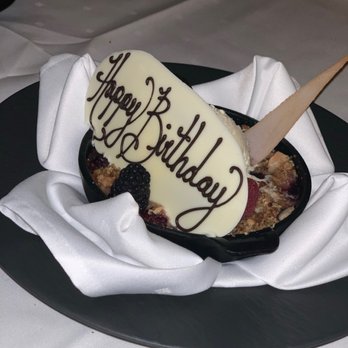 C2 Steak & Seafood - Birthday dessert - Steakhouses Near Me - Brooks, California C2 Steak & Seafood - Birthday dessert - Steakhouses Near Me - Brooks, California