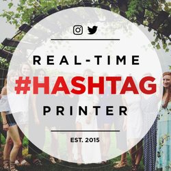 Chattanooga Photobooth Rental - TIC-TAC-TAG: The real-time event #hashtag printer