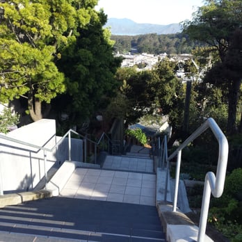 Hidden Garden Steps - The view from the top - Public Art Near Me - San Francisco, California Hidden Garden Steps - The view from the top - Public Art Near Me - San Francisco, California
