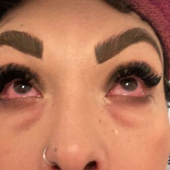 MIJI Beauty Eyelashes - My eyes were red for about 2 days - Eyelash Service Near Me - Whittier, California