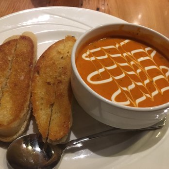 Jackalope's Bar and Grill - Tomato soup and grilled cheese ($16.95) - American Near Me - Fish Camp, California