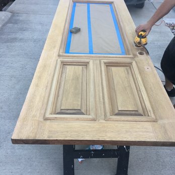 Sturdy Doors Refinishing - Sanding almost done. - Door Sales/Installation Near Me - Houston, Texas Sturdy Doors Refinishing - Sanding almost done. - Door Sales/Installation Near Me - Houston, Texas