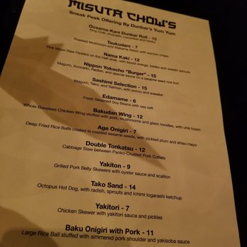 Misuta Chow's - Menu - Bars Near Me - Buffalo, New York Misuta Chow's - Menu - Bars Near Me - Buffalo, New York