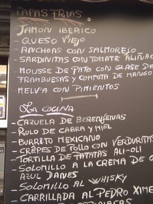 Menu photo 1 La Espumita - Vitrubio Seville, SE