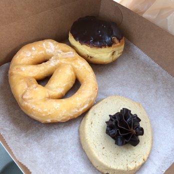 Bakery Delite - Bavarian cream, pretzel donut, almond sandie - Bakeries Near Me - Plains, Pennsylvania
