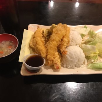 UNI Teriyaki - Combination Tempura comes with rice, salad, and soup - Japanese Near Me - Tacoma, Washington