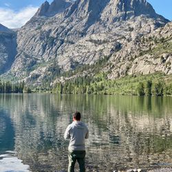 Silver Lake - This shows Carson Peak, such a beautiful mountain. This is where the Silver Lake Resort & the campgrounds are located.