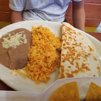 San Jose's Original Mexican Restaurant - Kids Quesadilla with a side of Mexican Rice & Refried Beans - Mexican Near Me - Windermere, Florida San Jose's Original Mexican Restaurant - Kids Quesadilla with a side of Mexican Rice & Refried Beans - Mexican Near Me - Windermere, Florida