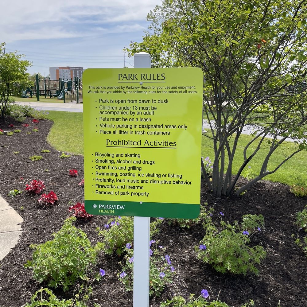 Parkview Family Park - Rules - Parks Near Me - Fort Wayne, Indiana Parkview Family Park - Rules - Parks Near Me - Fort Wayne, Indiana