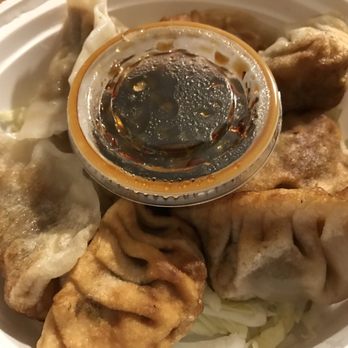 Tokyo Express Food - Pork fried dumplings with dumpling sauce, authentic house made. Get it ;) - Japanese Near Me - Fort Walton Beach, Florida Tokyo Express Food - Pork fried dumplings with dumpling sauce, authentic house made. Get it ;) - Japanese Near Me - Fort Walton Beach, Florida